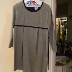 Black and white maternity dress